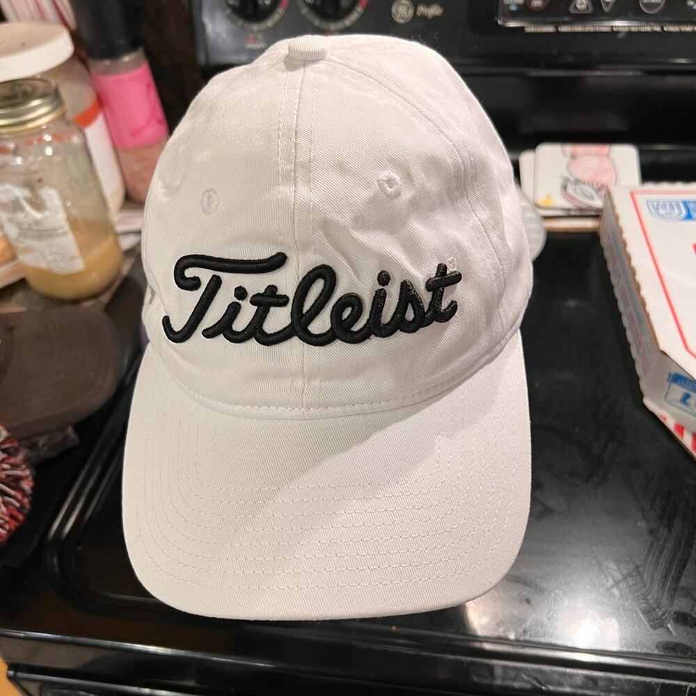 Titleist white phoenix house rising above addiction golf baseball cap activewear